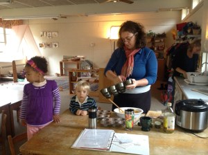 Making the food is half the fun.